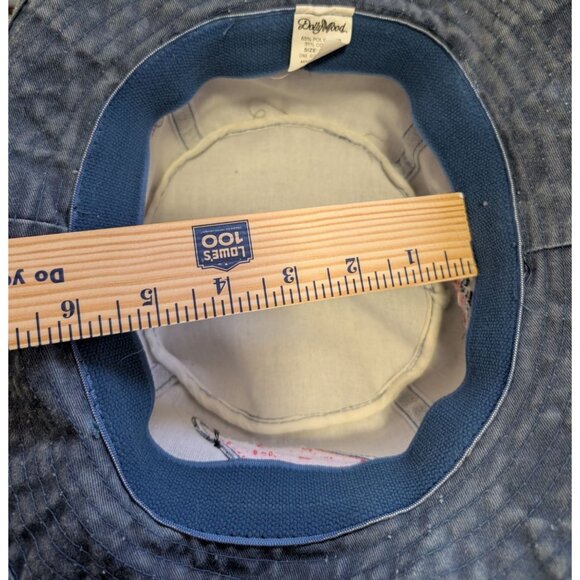 Dollywood Tennessee Tornado Bucket Hat Adult Size Tan & Denim Cotton/Polyester - Picture 6 of 7